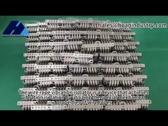 Aislador de vibración de cuerda de alambre con alta elasticidad Serie JGX-0240 para la industria energética