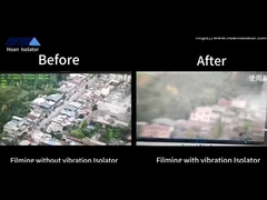 Sin aisladores de vibración: alta frecuencia, fácil daño; Con JMZ: aislamiento de vibración, estable y