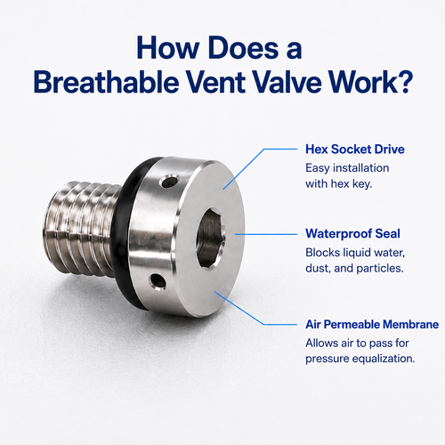 Último blog de la compañía ¿Cómo funciona una válvula de ventilación transpirable?