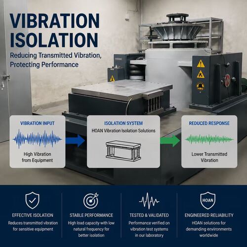 Último blog de la compañía ¿Qué es la eficiencia de aislamiento en el control de vibraciones?