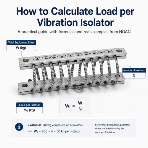 Último blog de la compañía Cómo calcular la carga por aislante de vibración