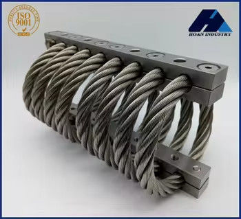 Un buen precio. Protección de equipos industriales con aislador de vibración de cuerda de alambre JGX-1276D-278B en línea