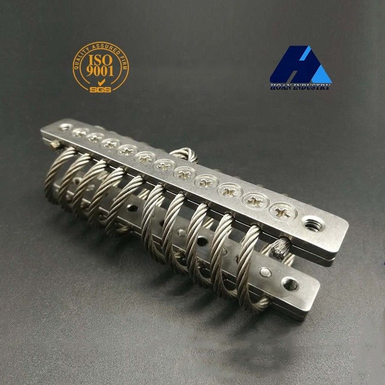 10 bucles aislador de cuerda de alambre 304 Accesorios de la máquina de acero inoxidable Absorción de golpes de vibración