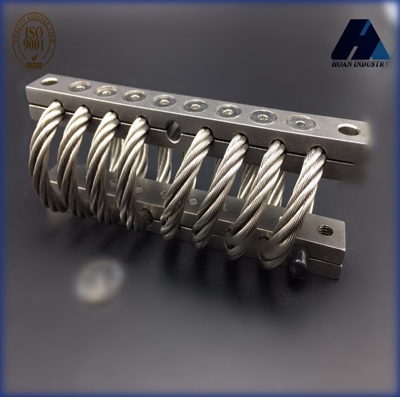 Compacto aislador de cuerda de alambre antivibración montado en el soporte del motor sensor de antena satelital