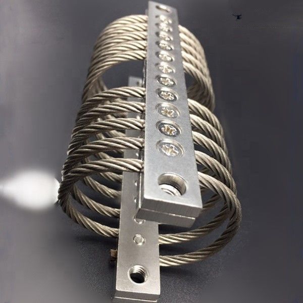 Aislador de cuerda de alambre montado antivibración amortiguación para el gabinete de compresor de cámara