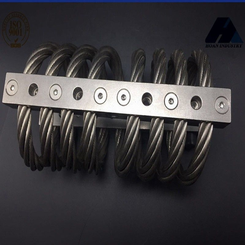 Aisladores de vibración de cuerda de alambre de trabajo pesado Transformador Motor de tren