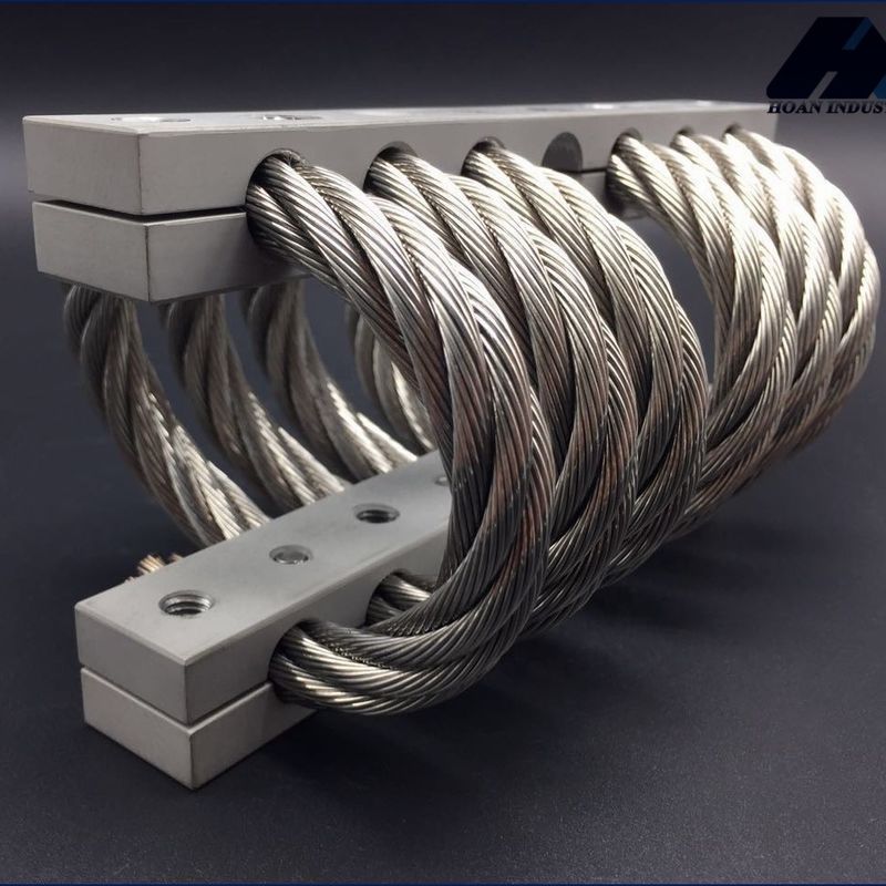 Automóviles blindados de defensa de aluminio lanzador del motor de apoyo energía de choque aislamiento de vibración JGX-1276D-233B aislador de cuerda de alambre