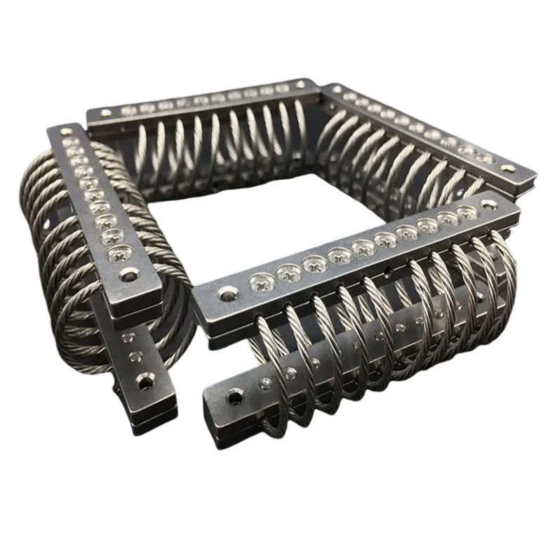 Cabinet de control de choque por vibración para aislador de cuerda de alambre de acero inoxidable JGX-0160D-2.2A