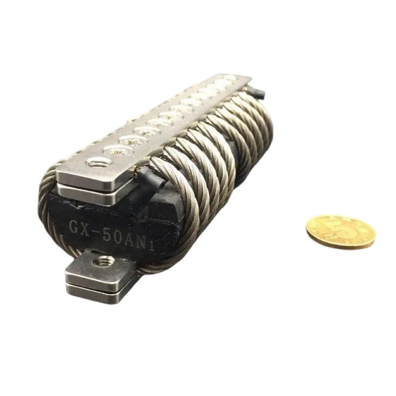 Hy-8215 Absorbedor de choques de cuerda de alambre ideal para aplicaciones aéreas y a bordo de vehículos