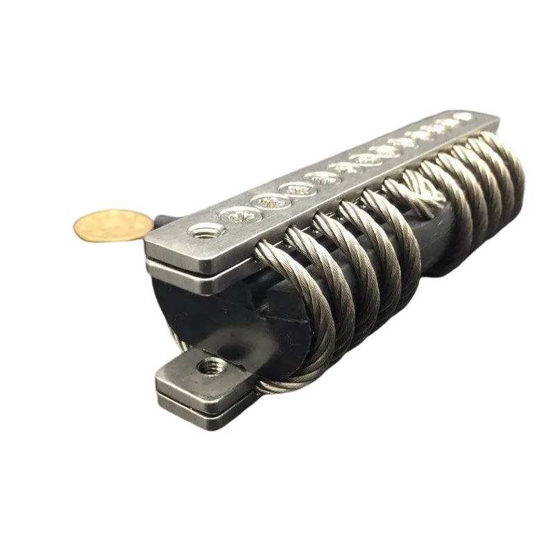 Hy-8215 Absorbedor de choques de cuerda de alambre ideal para aplicaciones aéreas y a bordo de vehículos