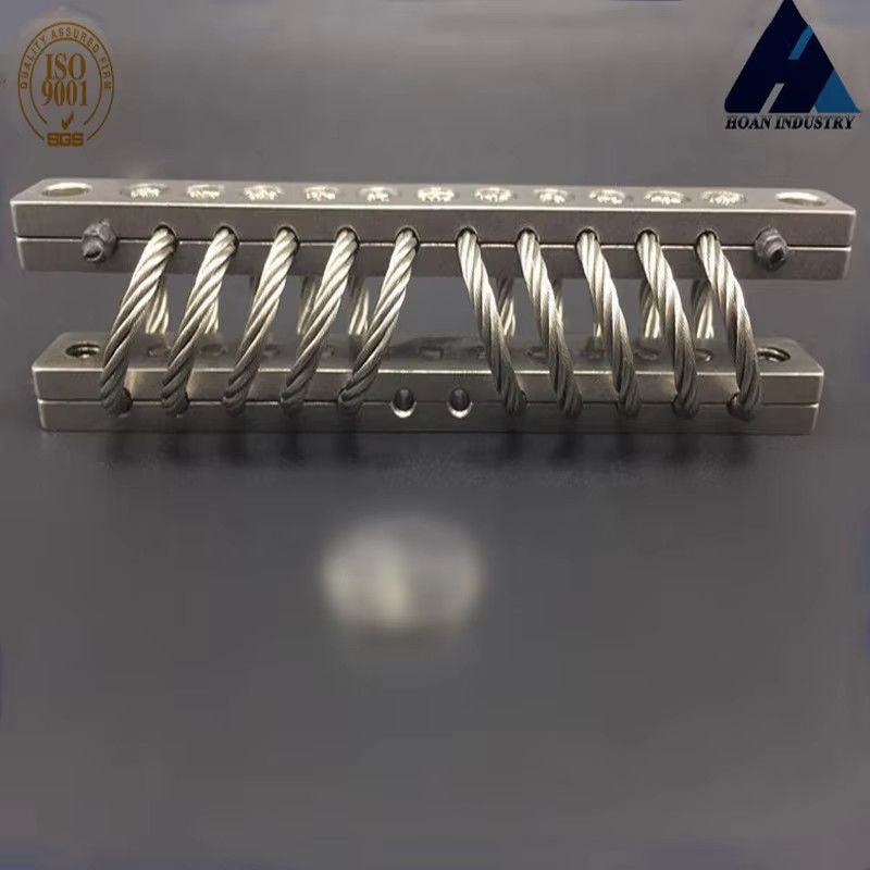 0.2 kg Aisladores de vibración de cuerda de alambre de tipo de montaje roscado para un funcionamiento estable en entornos aéreos y a bordo de buques