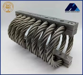 JGX-0480D-61A 61 kg aislador de vibración de cuerda de alambre de carga máxima con reducción de vibración de 244Kn/m