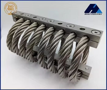 JGX-0480D-61A 61 kg aislador de vibración de cuerda de alambre de carga máxima con reducción de vibración de 244Kn/m