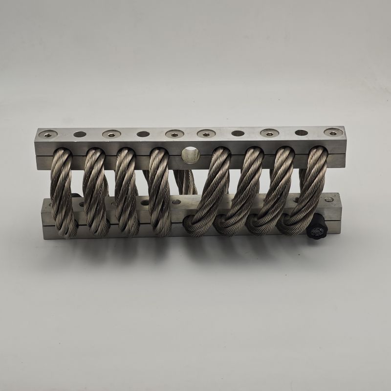 JGX-0956D-80A aislador de vibración de cuerda de alambre para instrumentos de precisión 6 bucles 9,5 mm de diámetro carga estática máxima 80 kg