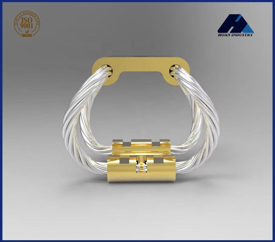Aislador de vibración de cable de acero GR5-27A-A para aplicaciones aeroespaciales y militares