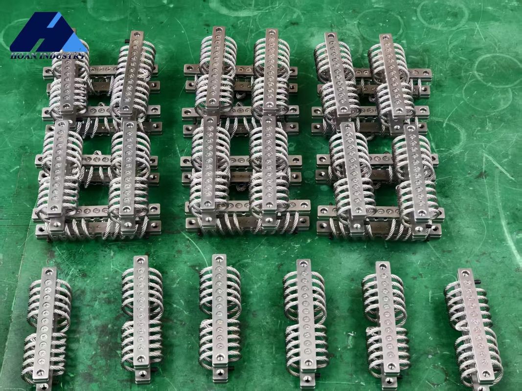 Construcción de cuerdas de alambre 7x19 JGX-0240A-3.6A Aisladores de vibración para fabricación de precisión en minería de energía