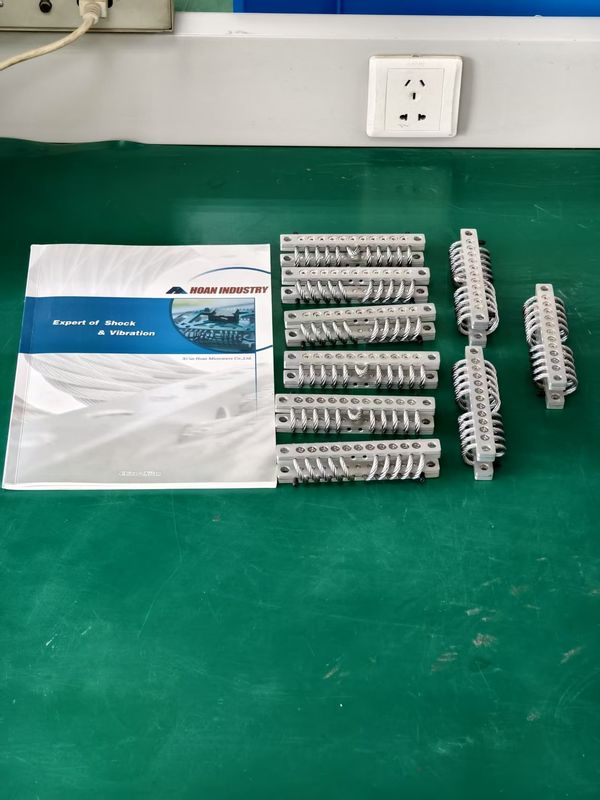 Aislador de vibraciones de cable JGX-0956A-75A para equipos aeroespaciales y militares con rigidez no lineal