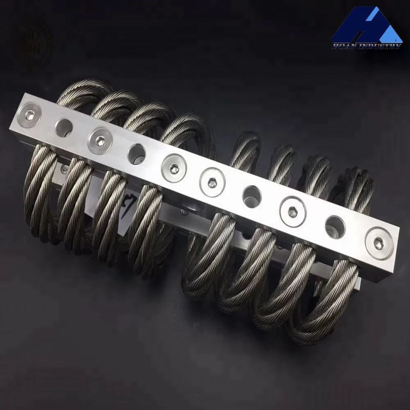 JGX-0958A-138A aislador de vibración de cuerda de alambre con un amplio rango de temperaturas y un diseño resistente a la corrosión para entornos hostiles