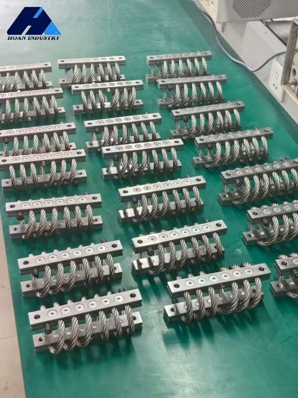 Aislador de vibraciones de cable de acero JGX-1598A-285A para proteger equipos de precisión de vibraciones e impactos