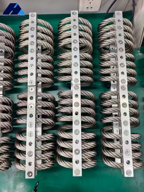 JGX-2228A-665A Aislador de vibraciones con placa de soporte doble, estructura mecánica para una distribución óptima de la carga y absorción de energía