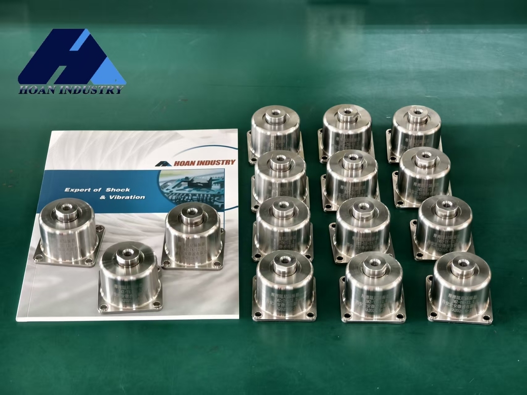 Aislador de vibraciones JMZ-TK1-7A con 4 pulgadas de diámetro para el control de vibraciones de alta frecuencia y ultra baja frecuencia