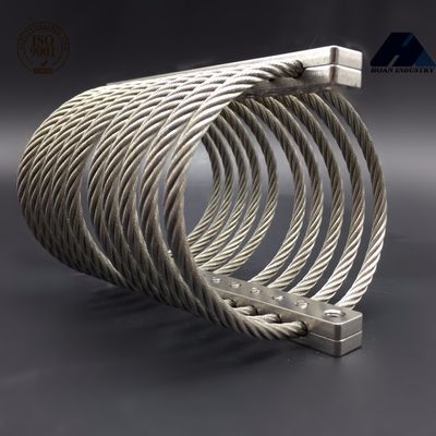 Reemplazo de amortiguador de cable de aluminio con montaje de cuerda de alambre de acero inoxidable