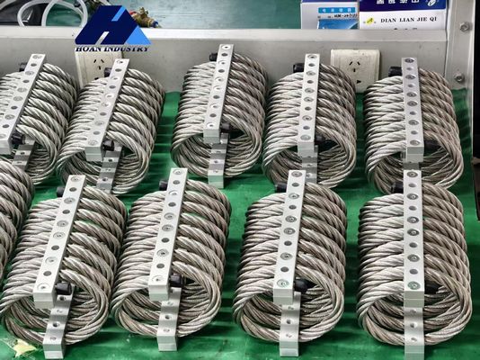 Aisladores de vibración de cable de acero resistentes a la corrosión y a la niebla salina Hoan Microwave JGX-1276A-233A para entornos extremos