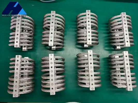 Un buen precio. Aislador de cable de acero inoxidable con carga estática máxima de 370 kg para amortiguación de golpes y vibraciones marinas en línea
