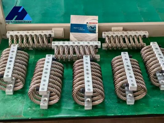 Un buen precio. Aislador de cuerda de alambre de aluminio y acero inoxidable con carga estática máxima de 515 kg y diseño de 8 bucles para control de vibraciones en línea