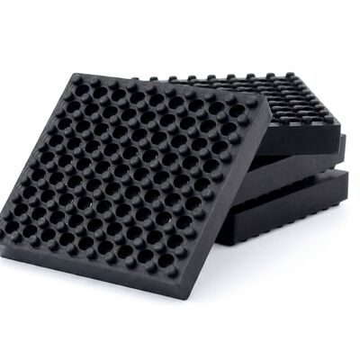 Un buen precio. Hoan 100611 Accesorios para máquinas herramienta de trabajo pesado para absorción de golpes de caucho Q235 Acero reforzado Accesorios antivibración en línea