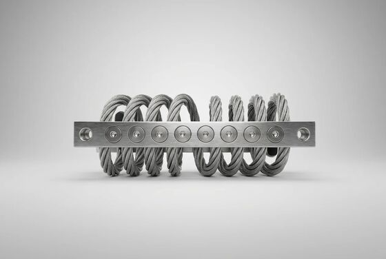 Un buen precio. JGX-0648D-79A aislador de vibración de cuerda de alambre totalmente metálico aislamiento multidireccional de 3 ejes para una durabilidad extrema en línea