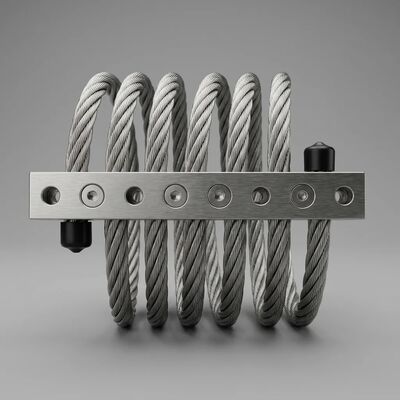 Un buen precio. Baja frecuencia de atenuación de cuerda de alambre de choque montaje de prueba de vandales de trabajo pesado diseño JGX-1276D-280B en línea