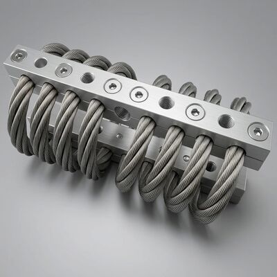 Un buen precio. JGX-1598D-515B aislador de vibración de cuerda de alambre que proporciona capacidad de carga escalable y aislamiento acústico de la estructura en línea